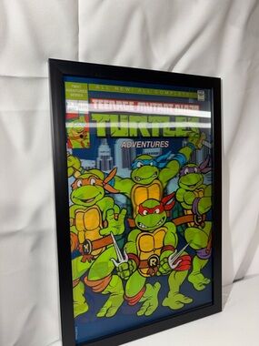 Teenage Mutant Ninja Turtles Adventures Framed Poster - Green
